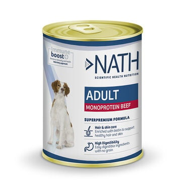 Nath Adult Monoprotein Ternera lata para perros 